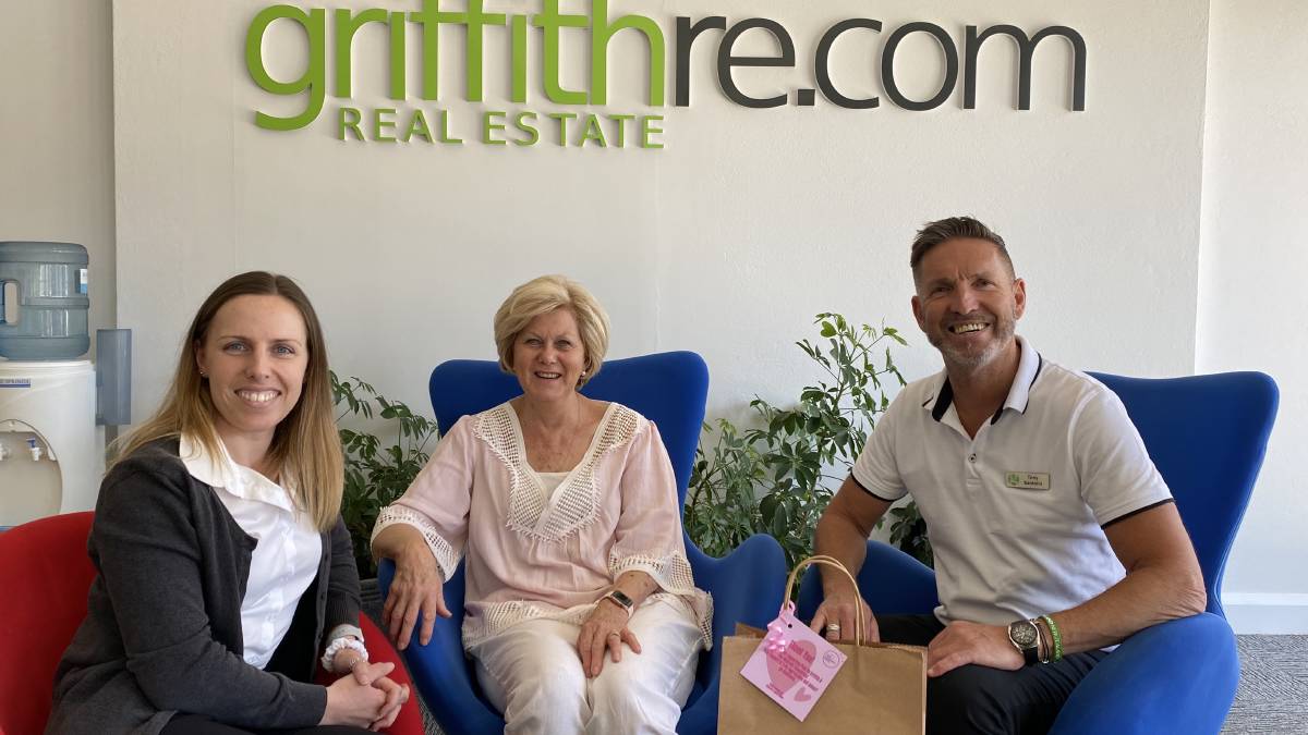 Griffith Real Estate floored with level of community support for Pink Up Griffith